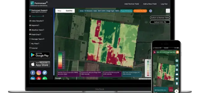 Satellite-Based Crop Health Monitoring System to Help Farmers