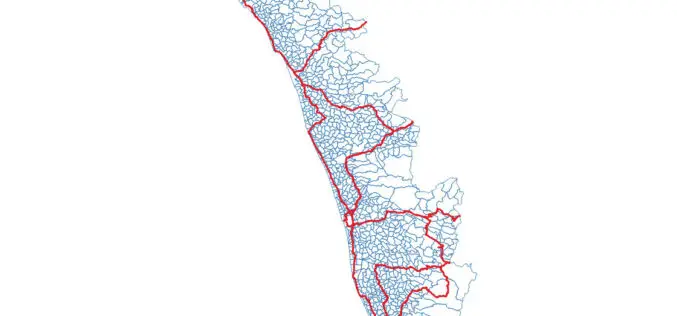 OSM Kerala Community Releases Local Body Boundary Map of Kerala