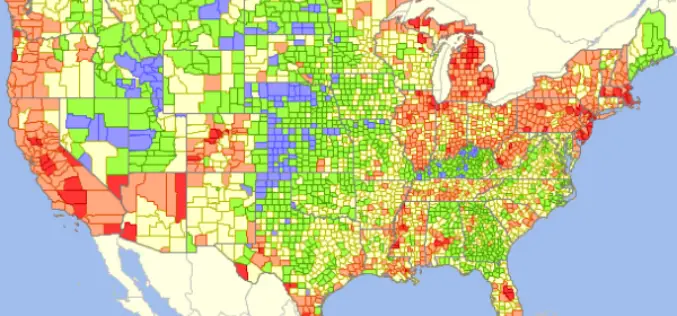 GIS Analytics Server of U.S. Federal Statistical Data