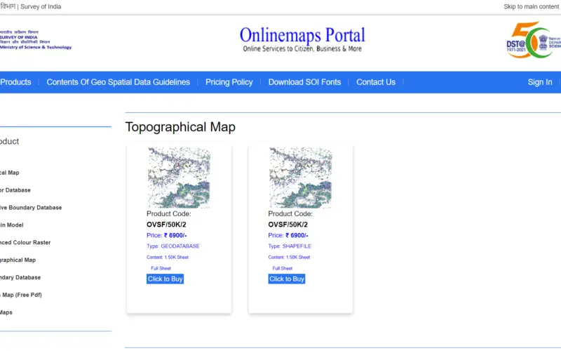 Onlinemaps Portal, SARTHI, and MANCHITRAN – Launch of 3 Online Applications to Purchase Geospatial Data Collected by Govt. Organizations