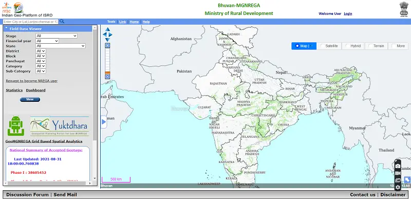 Yuktdhara a New Geospatial Planning Portal for MGNREGA