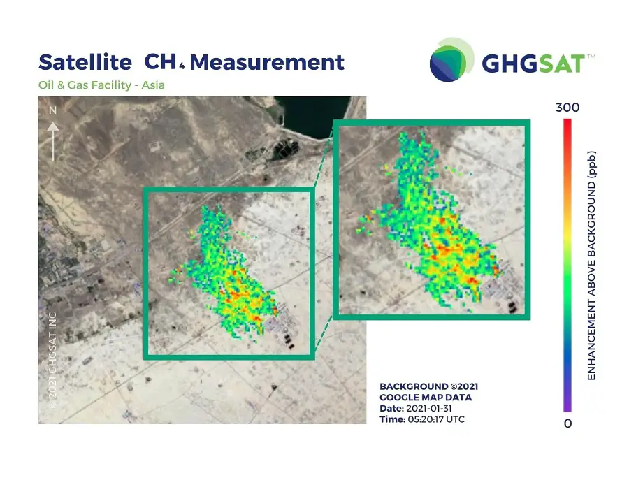 Partnership Announced by SI Imaging Services with GHGSat for Methane Emissions Monitoring