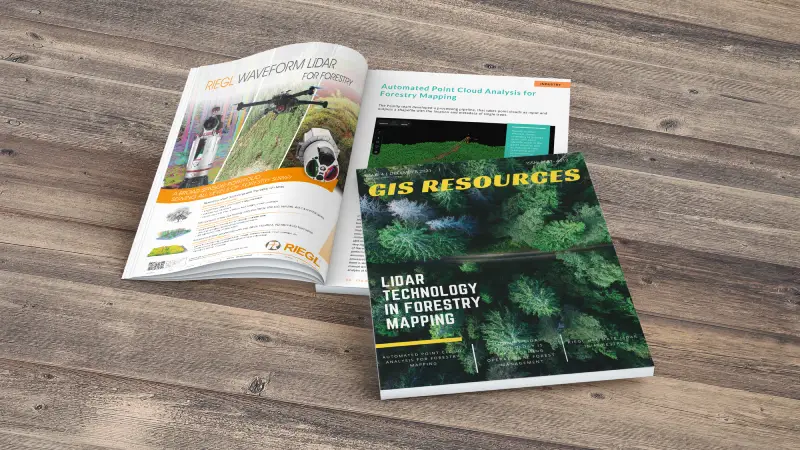 GIS Resources - Lidar technology in Forestry Mapping-Decemeber2021-magazine