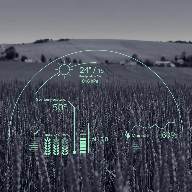 GIS in precision agriculture- Marking fields based on the thermal properties of soil assists farmers in determining the most suitable crop location.