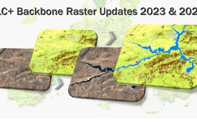 CLC+ Backbone Raster Product Updates for the Reference Years 2023 and 2025 Awarded