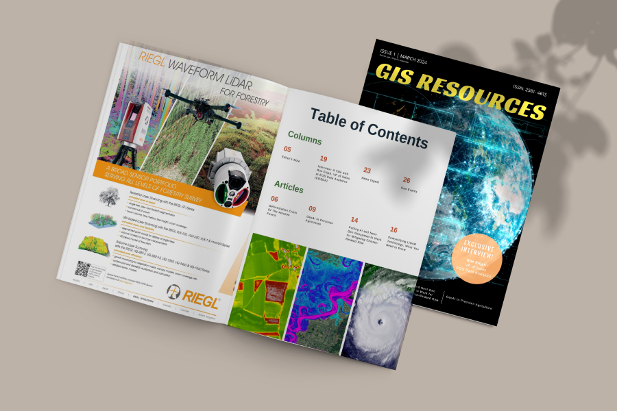Geospatial Technologies and Artificial Intelligence (GeoAI)-GIS Resources Magazine-March-2024-cover1