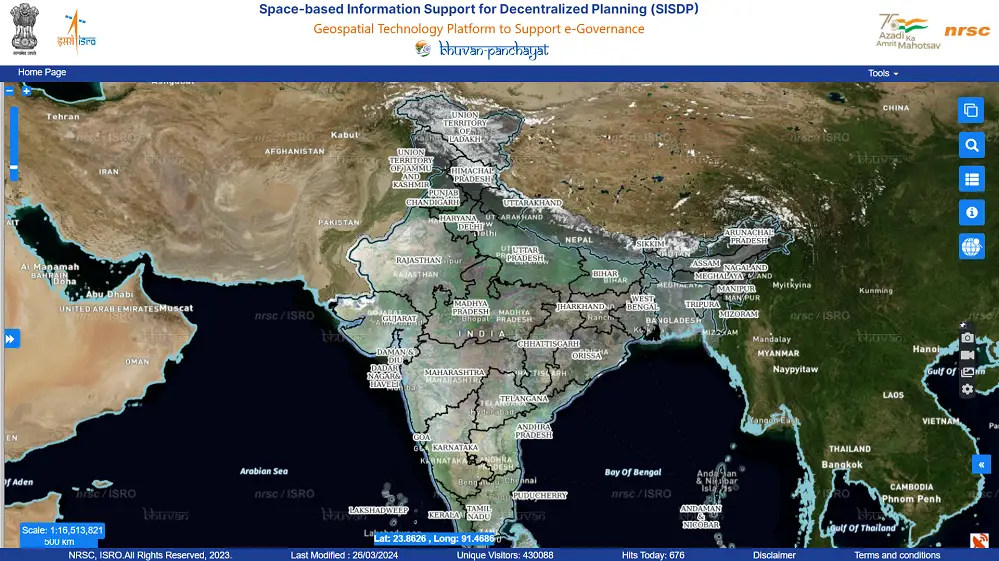 Launch of Bhuvan Panchayat (v4.0) & National Database for Emergency Management (v5.0)