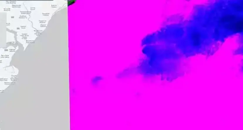 Satellite-facilitated water surface inspection enables precise determination of wind speed and direction.