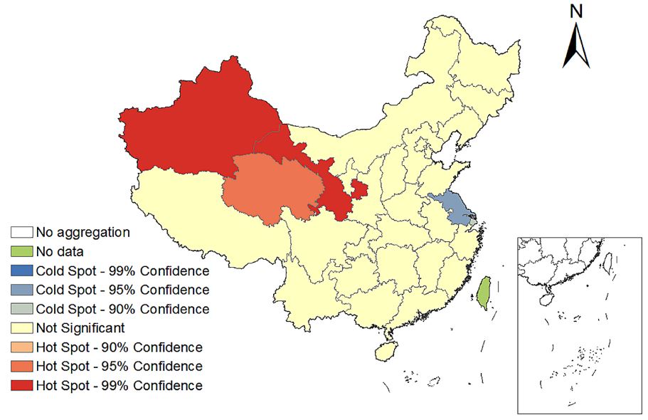 Hepatitis B cold hotspot analysis between 2006 and 2018-spatial-temporal GIS techniques to analyze Hepatitis B