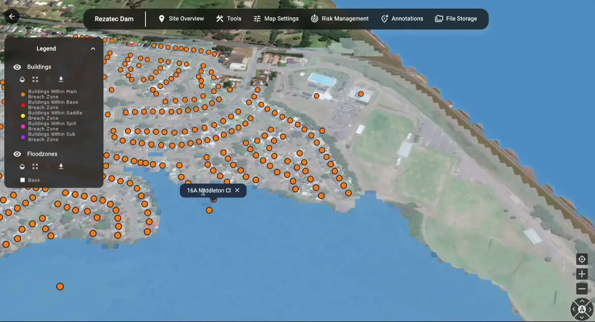 geospatial AI for Dam Monitoring