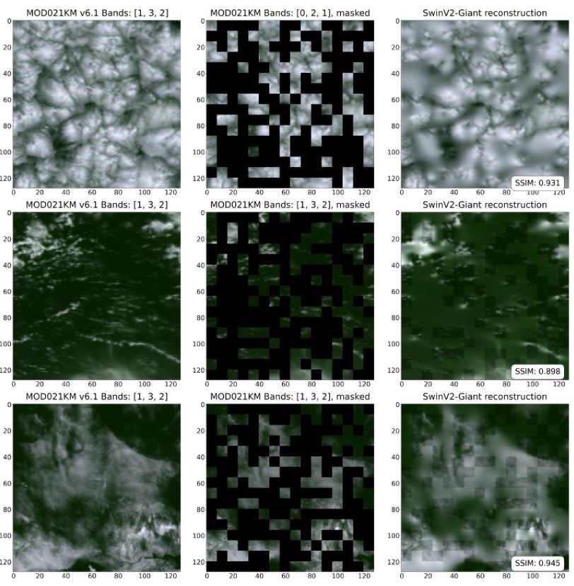 image reconstruction by SatVision-TOA