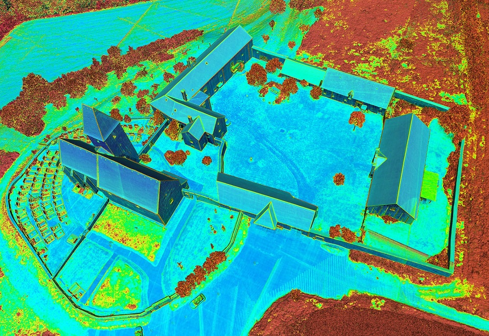 RIEGL VUX-10-25 point cloud data “reflectance scaled”