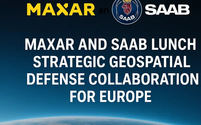 Maxar-Saab Geospatial Defense Collaboration Boosts European Capabilities