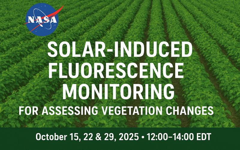 NASA ARSET Training on Solar-Induced Fluorescence Monitoring for Vegetation