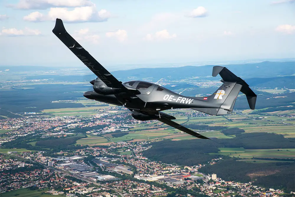 Left: RIEGL Aircraft with integrated RIEGL VQ-840-GE system