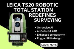Next-Gen Leica TS20 Robotic Total Station Launched