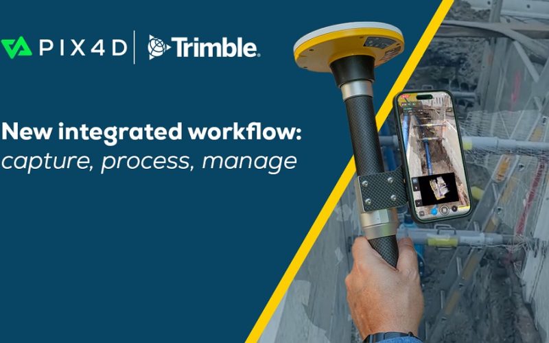 Pix4D To Provide An Accurate Data Capture Workflow With PIX4Dcatch And Trimble Connect