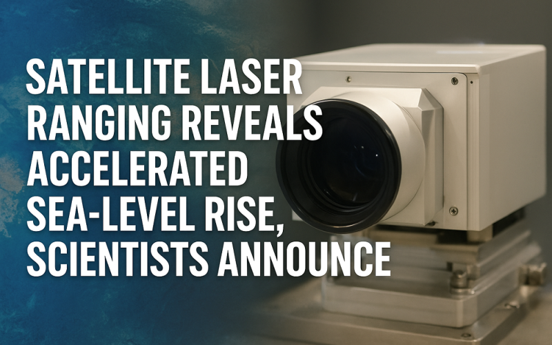 Satellite Laser Ranging Technique Reveals Accelerated Sea-Level Rise