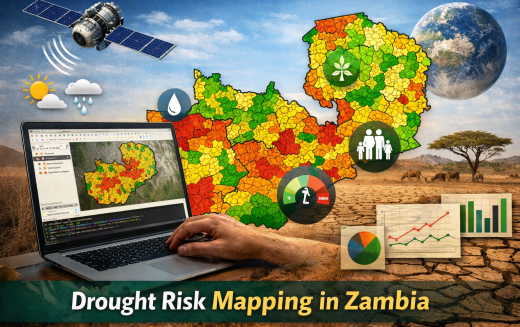 Open-Source Geospatial Framework for Drought Risk Mapping in Zambia