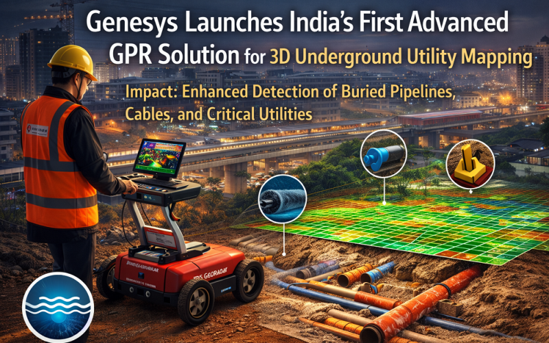 Genesys International Launches India’s First Advanced GPR System for 3D Underground Utility Mapping