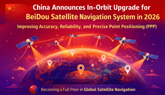 China Announces In-Orbit Upgrade for BeiDou Satellite Navigation System in 2026