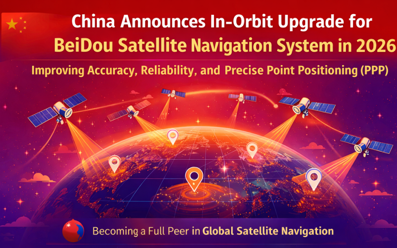 China Announces In-Orbit Upgrade for BeiDou Satellite Navigation System in 2026