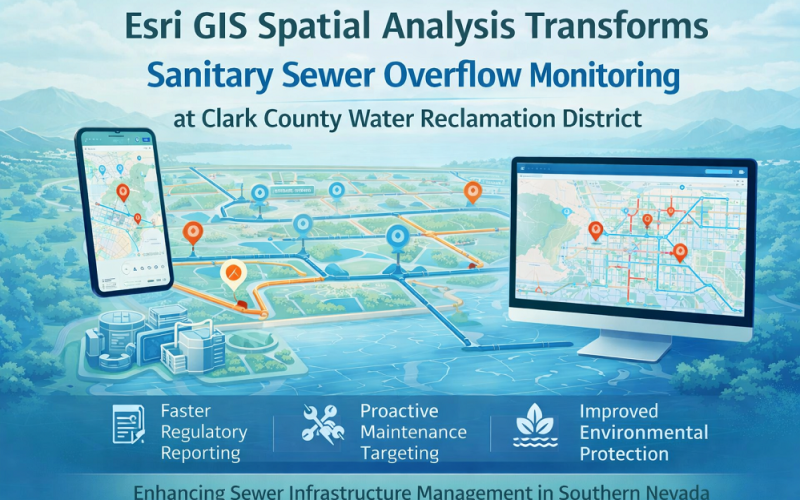 Esri GIS Spatial Analysis Transforms Sanitary Sewer Overflow Monitoring at Clark County Water Reclamation District