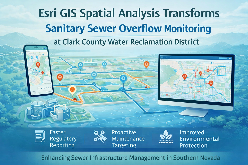 Esri GIS Spatial Analysis Transforms Sanitary Sewer Overflow Monitoring at Clark County Water Reclamation District