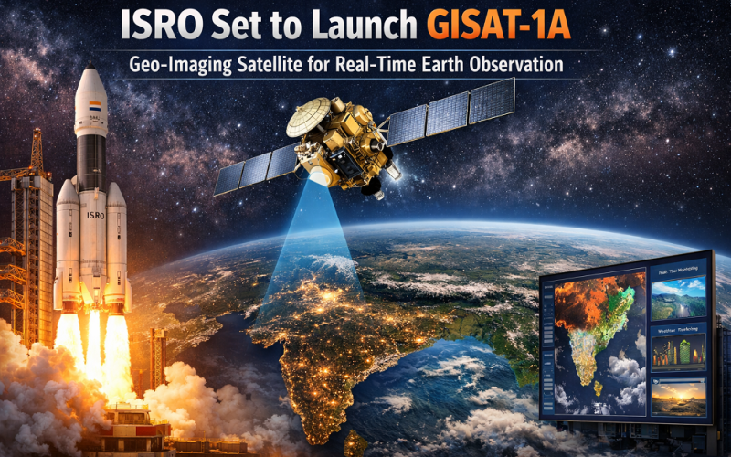 ISRO Set to Launch GISAT-1A Geo-Imaging Satellite for Real-Time Earth Observation