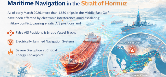 GNSS Jamming Crisis at the Strait of Hormuz Exposes Maritime Navigation Vulnerabilities