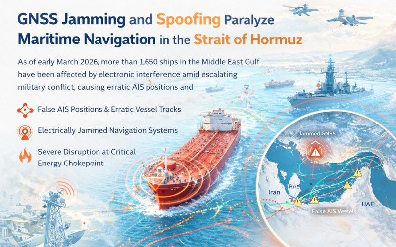 GNSS Jamming Crisis at the Strait of Hormuz Exposes Maritime Navigation Vulnerabilities