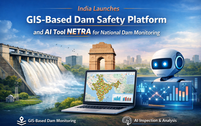 India Launches GIS-Based Dam Safety Platform and AI Tool NETRA for National Dam Monitoring
