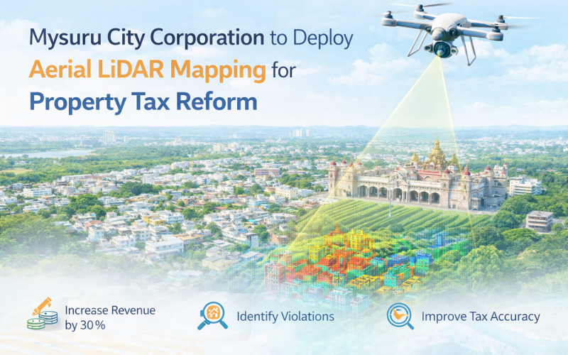 Mysuru City Corporation to Deploy Aerial LiDAR Mapping for Property Tax Reform