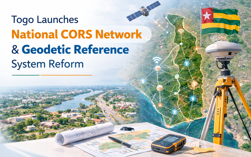 Togo Launches National CORS Network and Geodetic Reference System to Standardise Spatial Data
