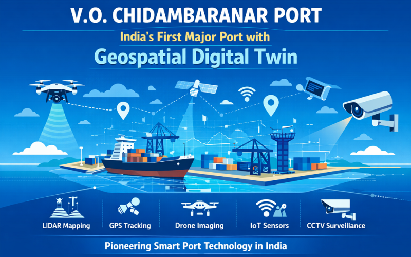 V.O. Chidambaranar Port Becomes India’s First Major Port to Deploy a Geospatial Digital Twin