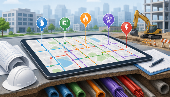 How Digital Utility Maps Support Safer Infrastructure Planning