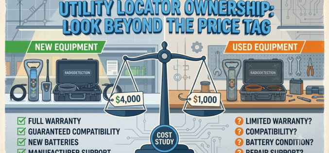 New vs. Used Utility Locators: A 2026 Cost and Ownership Study